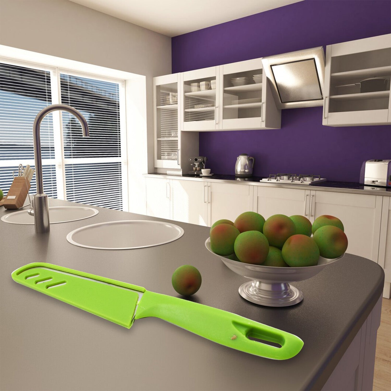 9142 Multifunction Kitchen Tools Stainless Steel and Plastic Kitchen Knife and Scissor Ideal Accessory Set for Kitchen 9142 Multifunction Kitchen Tools Stainless Steel and Plastic Kitchen Knife and Scissor Ideal Accessory Set for Kitchen